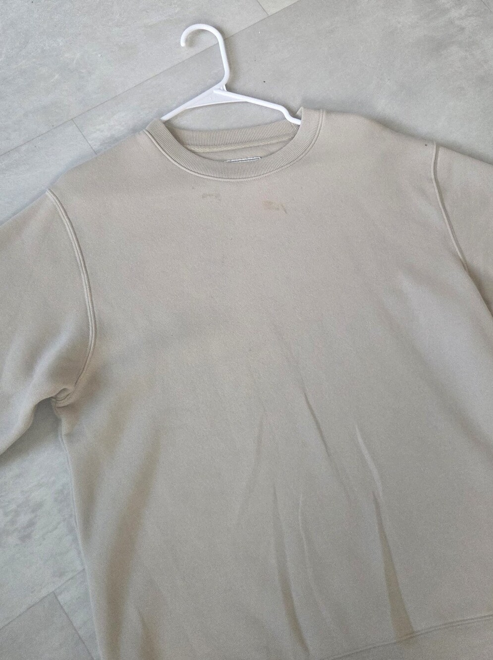 Eddie Bauer Men's Crewneck Sweater in Beige